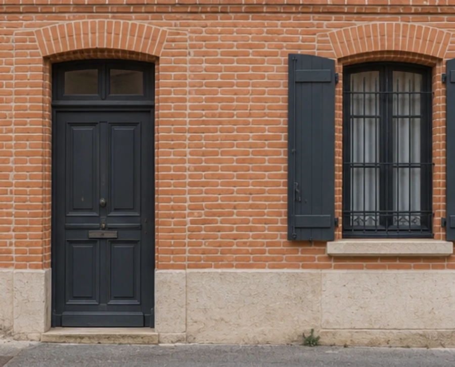 Détail d’une ouverture rénovée